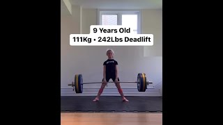 9 Year Old Girl Deadlift PR