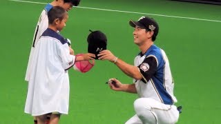 ＜2018.8.8楽天戦＞松本剛とキッズスターター