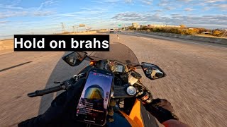 I went LIVE While RIDING