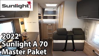 Sunlight A 70 Master Paket 2022 Motorhome 7,25 m