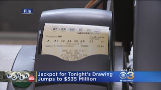 Powerball Jackpot Jumps To $535 Million