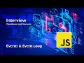 📌 JavaScript Events & Event Loop | Interview Questions and Answers #video #viral 
