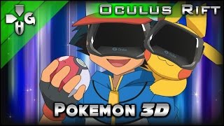 Pokémon 3D Prototype- Virtual Realiy - Oculus Rift - Virtuix Omni - Voice action!