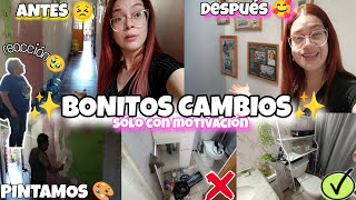 INCREÍBLE CAMBIO 😱sin DINERO!! TRANSFORMAMOS el PASILLO✅ | SORPRESA a mi SUEGRA!| Amor en el BAÑO ✨