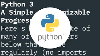 Text progress bar in terminal with block characters