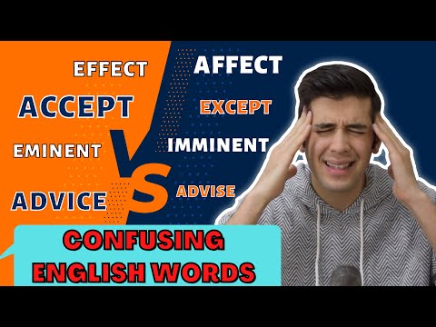 What are commonly confused words?