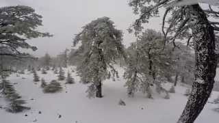 Troodos Mountain Heavy Snow ..Cyprus From Air .. By Manos