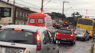 Compilado SAMU Joinville em deslocamentos| Ambulance Response to Emergency Compilation