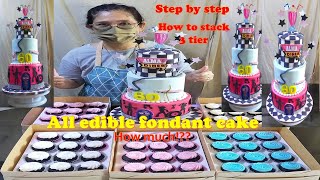 FONDANT CAKE || FONDANT FOR BEGINNERS || CAKE DECORATING || TIP & HACKS (SIMPLE AT NATURAL  )