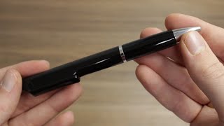 Stylo micro espion noir - Longue autonomie 16 h - Enregistrement en continu : STD