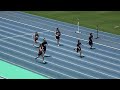 20220612 県北地区中体連 op女子100ｍ 決勝1・2組