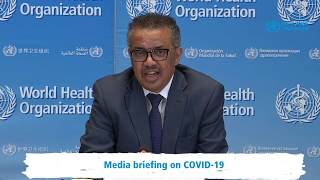 Live from WHO Headquarters - coronavirus - COVID-19 daily press briefing 03April 2020