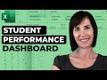Build an Interactive Student Performance Dashboard in Excel (FREE Template)