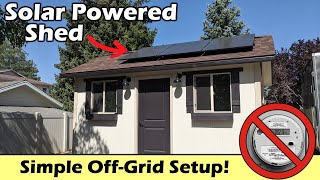 We Built A Solar Powered Workshop! No Grid Connection Needed! - Powered by LiTime!