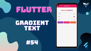 @Google #Flutter Tutorial for Beginners #54: Fun with Gradient Text in Flutter