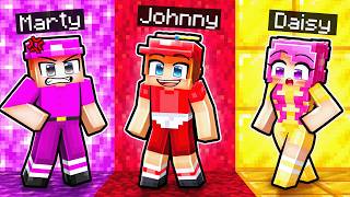 We SWAPPED COLORS in Minecraft…