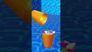 💖 Flowing 3D Hearts – Oddly Satisfying Visual Loop #shorts #3dsatisfying