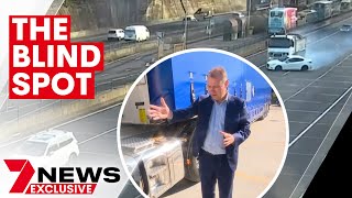 Sydney drivers in truckies’ blind spots | 7NEWS