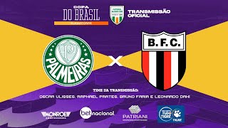 PALMEIRAS X BOTAFOGO-SP - AO VIVO -  Narração: OSCAR ULISSES - Futebol Globo CBN