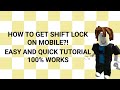 How to get tower of hell shift lock in mobile? EASY AND QUICK TUTORIAL 100% WORKS!!