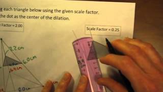 Doing Dilations Without a Graph