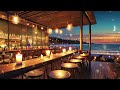 【Relaxing music】120minutes LOFI sound  Twilight at a cafe by the sea at the end of the day