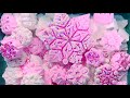 Strawberry Snowflakes ❄️🩷 Soft, Powdery Reforms ❄️ Gym Chalk ASMR