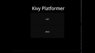 Python Kivy Platform Game - Test 0