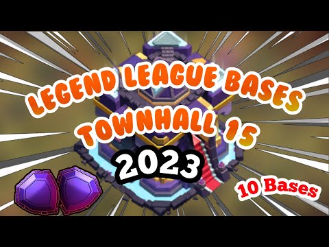 Top 10 Th15 Legend Base Link 2023 New Th15 Trophy Bases 2023