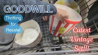 Goodwill Thrift With Me!  Goodwill Haul! Cutest Vintage finds!