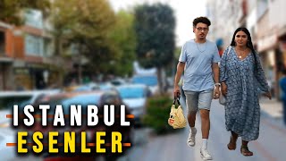 Istanbul Esenler Walking Tour | İstanbul Esenler Yürüyüşü 4K (2022)