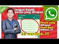 trik mudah | cara melihat pesan WA/ Whatsapp yang sudah dihapus oleh pengirim | tutorial WA 2022