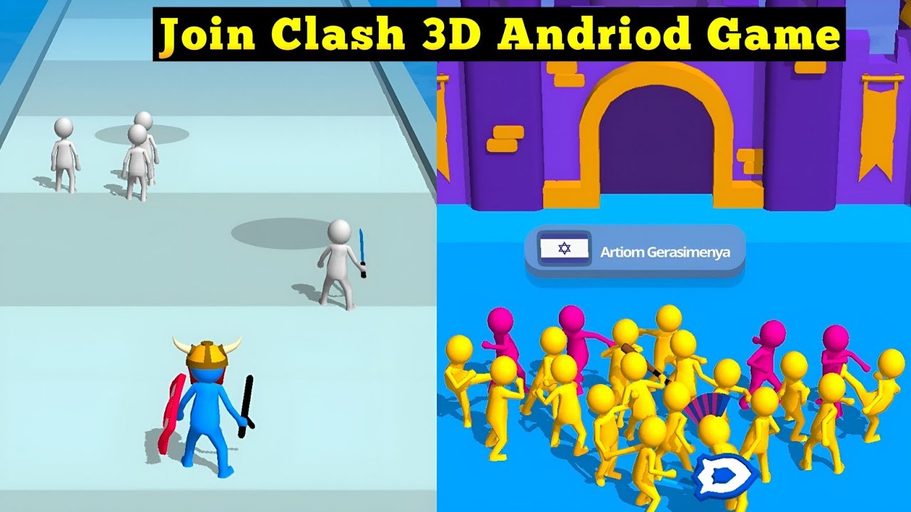 Join Clash 3d Mobile Gameplay Tutorial Andriod Ios Youtube