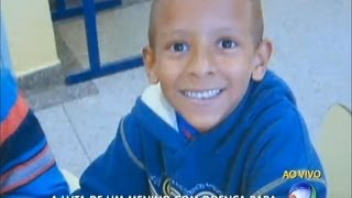 Garoto de 11 anos luta para sobreviver a doença rara