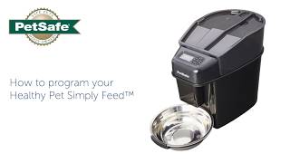 How To Program your PetSafe® Healthy Pet Simply Feed™
