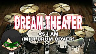 Backing track metal | Only midi drum | Dream Theater - As i Am