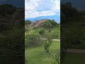 massive archaeological site of monte albán in oaxaca mexico view from the north platform