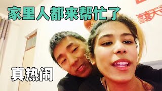 中巴夫妻结婚，全家人齐上阵：嫁到中国太受重视了