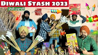 Diwali Stash 2023 🔥Desi Rockets😱Sky Shots, Anaar, Crackers ,.. Diwali Vlog ✌🏻