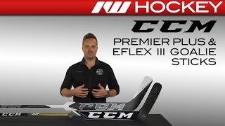 CCM Extreme Flex III  \u0026 Premier Goalie Stick Insight