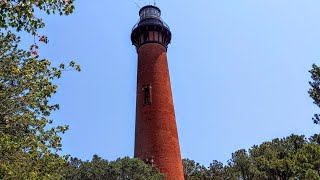 Currituck Beach Lighthouse in Corolla, Outer Banks, North Carolina