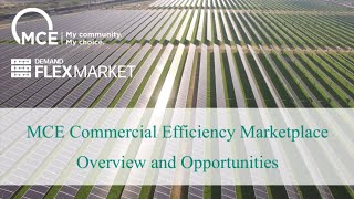 MCE's Commercial Efficiency Market - Overview