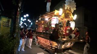 平26.7.19(土)横堤八幡宮夏祭宵宮～地車曳行（大阪市鶴見区）