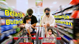 Gak ada Mommy Nat, Akhirnya Anak-anak BELANJA BULANAN ke Supermarket!