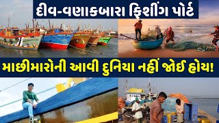 Diu Vanakbara Fishing Port | Beach | Fisherman | Sea | Fish | Gujarat Best Place દીવ પોર્ટ | ગુજરાત