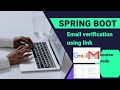 Spring Boot Email Verification With Sending Link I Java Mail Sender I Spring Boot Tutorial I SMTP