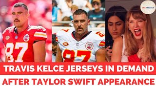 Travis kelce's game-worn jersey sells for 37k after dating tylor swift