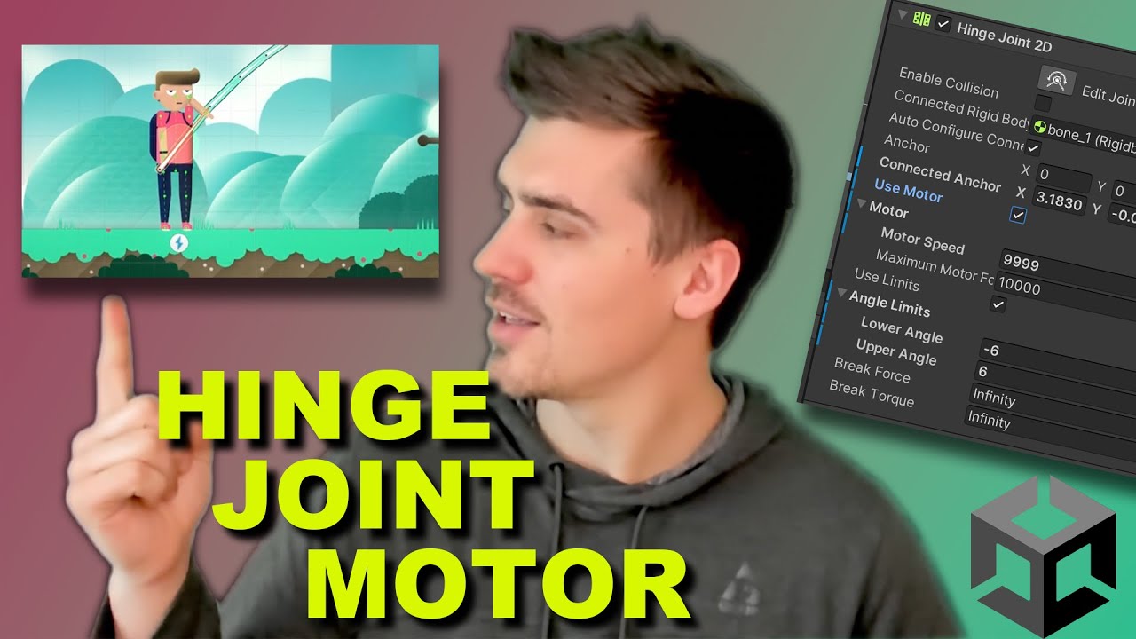 Hinge Joint Motor Unity 2d Tutorial Youtube
