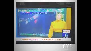 Weather woman has a major PAUSE moment🤣🤣