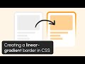 Creating a linear-gradient border in CSS